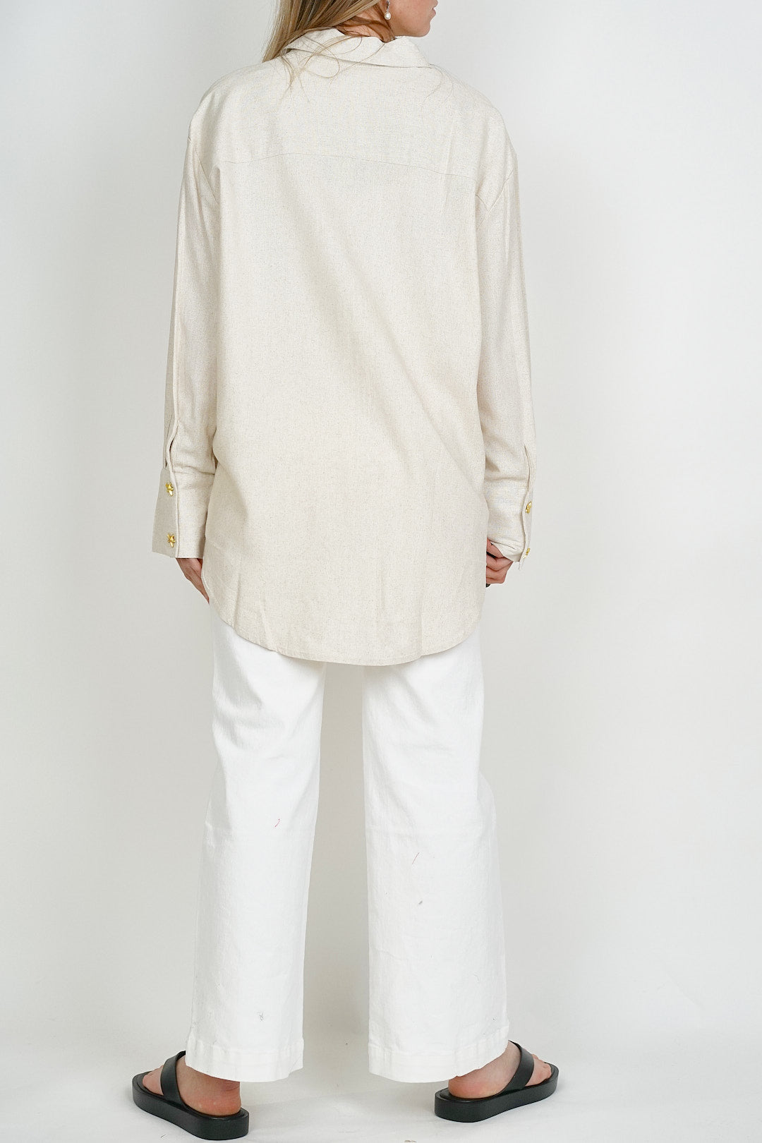Gold Button Starfish Blouse