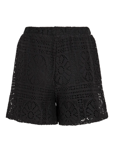 Crochet Shorts Black