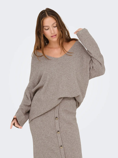 Libi Set Skirt Taupe
