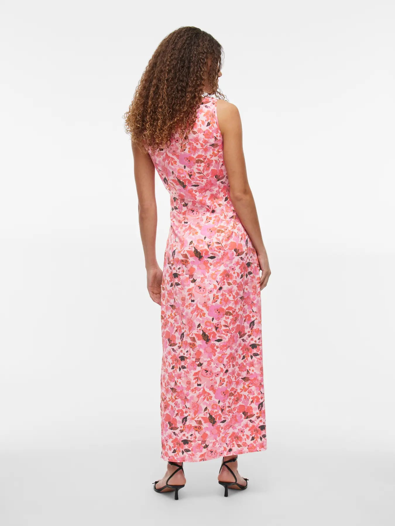 Satin Floral Dress