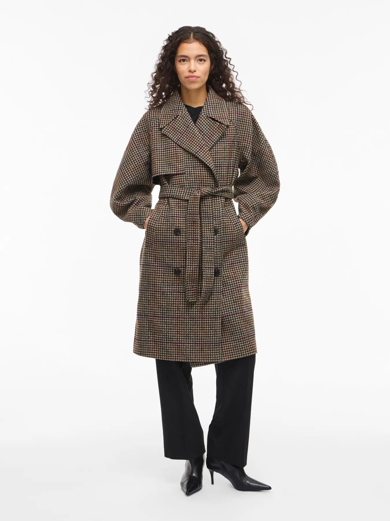 Hunter Houndstooth Coat