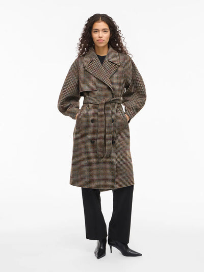 Hunter Houndstooth Coat
