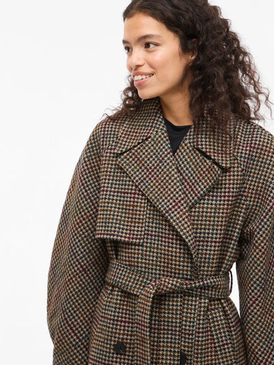 Hunter Houndstooth Coat