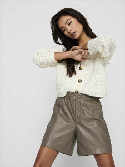 Cropped Cardi Cream