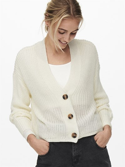 Cropped Cardi Cream