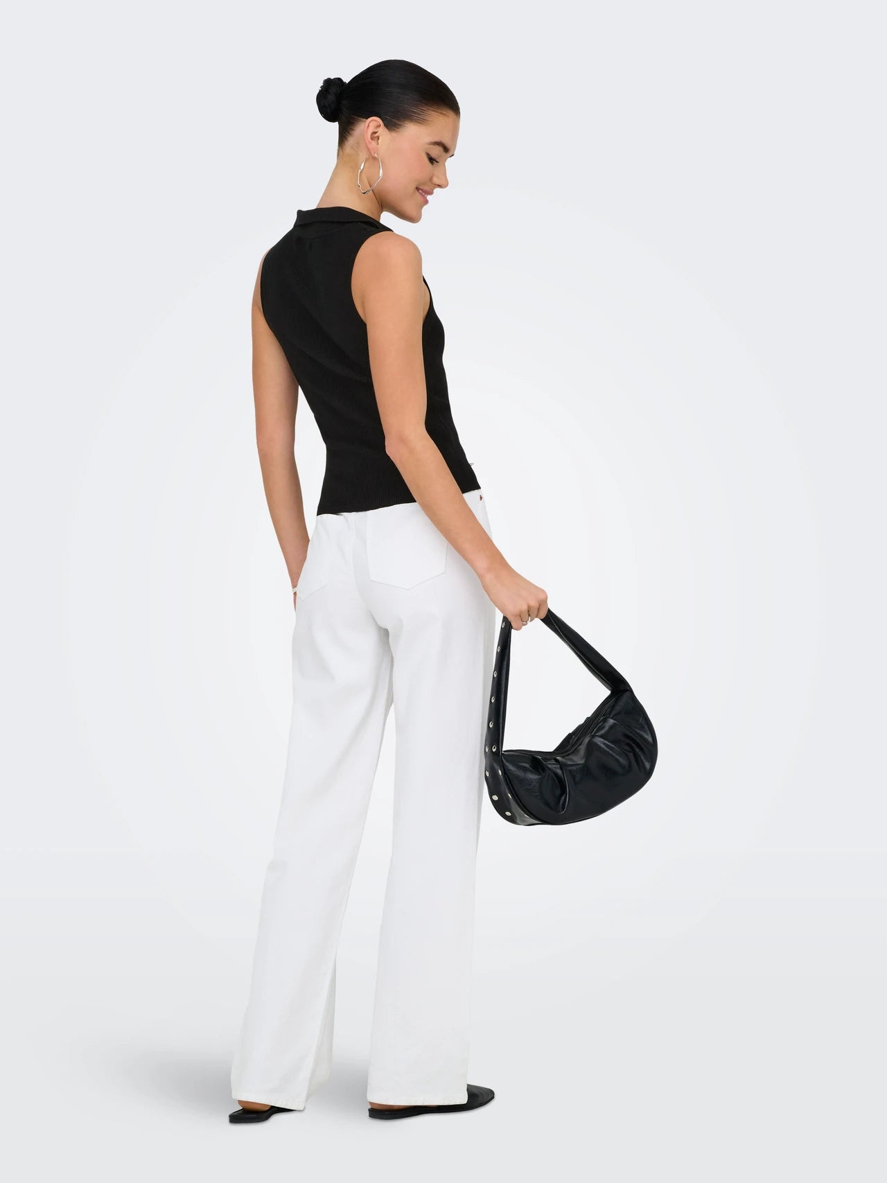 JDY Rib Tanktop Black