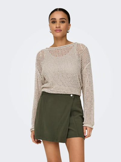 Siena Net Jumper Cream