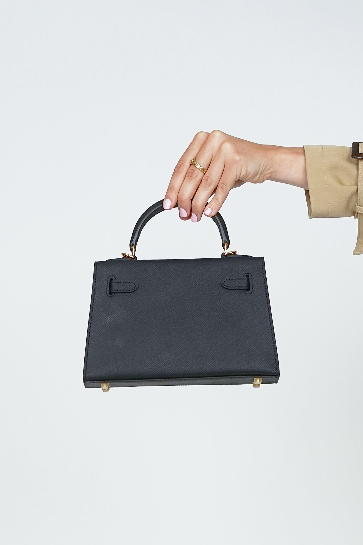 K22cm Kelly Bag Black