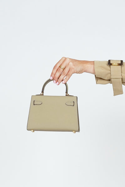 K19cm Kelly Bag Putty