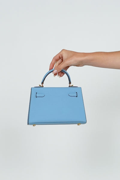 K19cm Kelly Bag Pale Blue