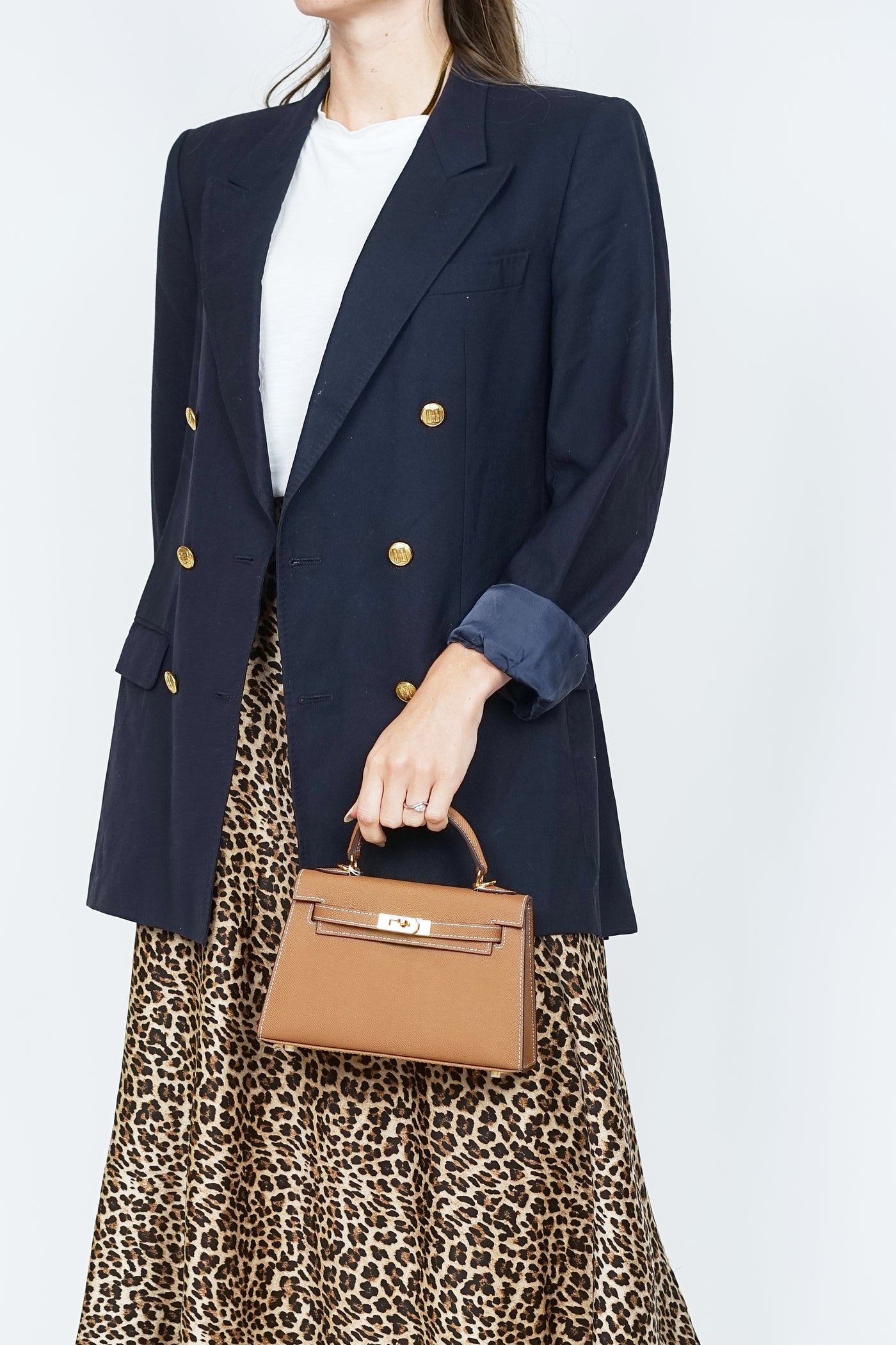 K22cm Kelly Bag Chocolate