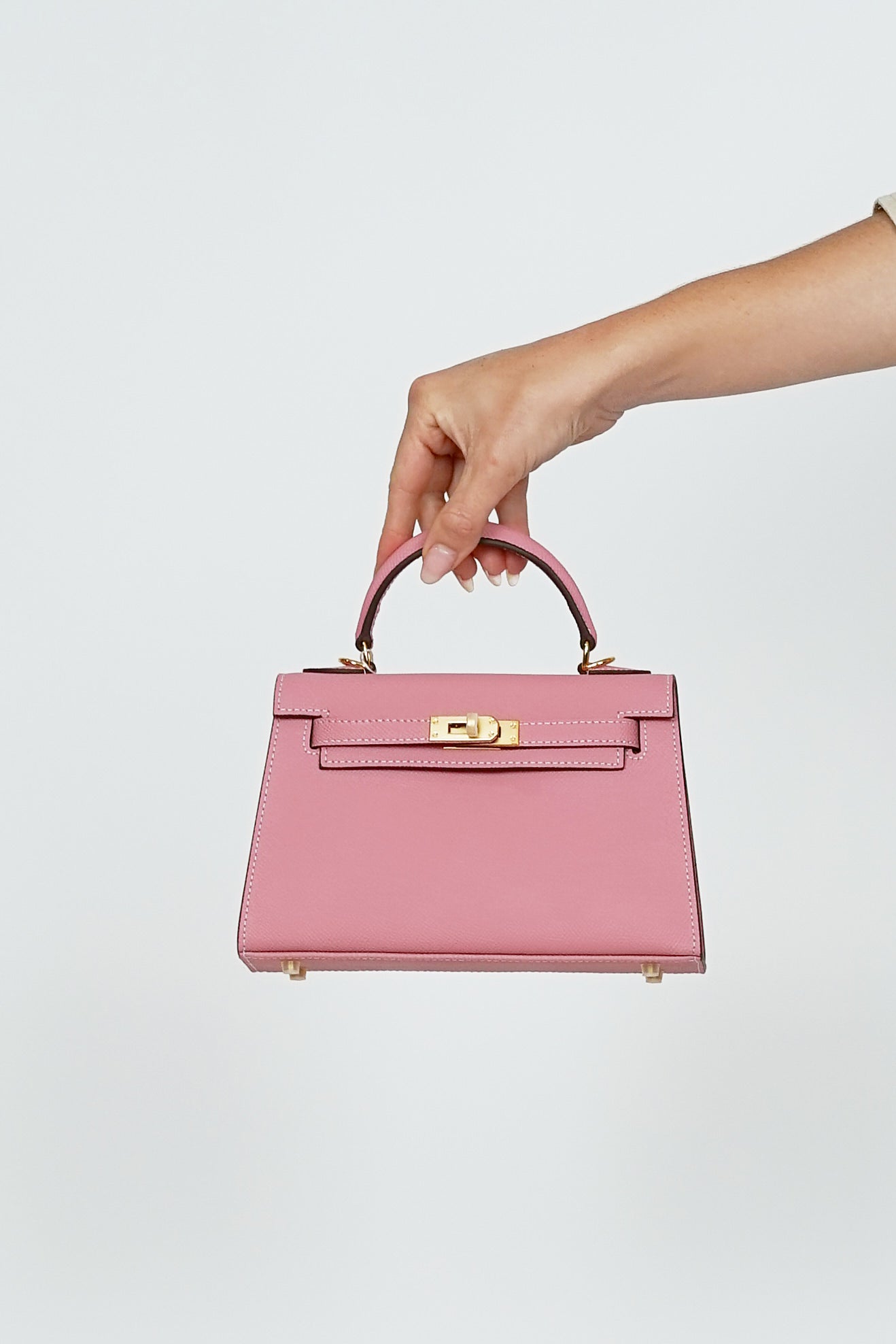 K19cm Kelly Bag Pink