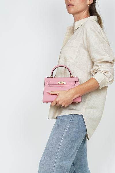 K19cm Kelly Bag Pink
