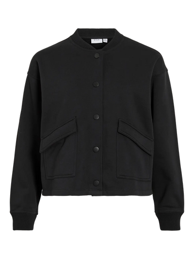 Odessia Jersey Jacket Black