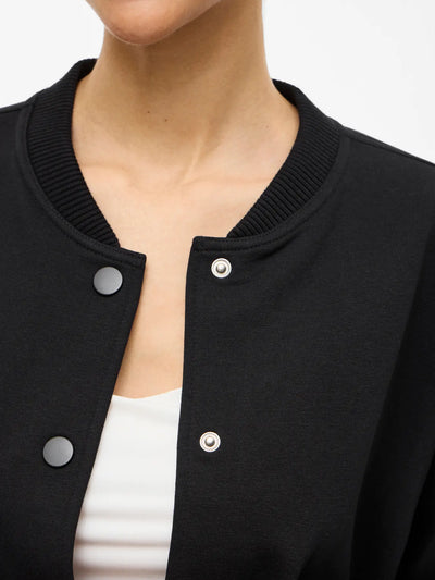 Odessia Jersey Jacket Black