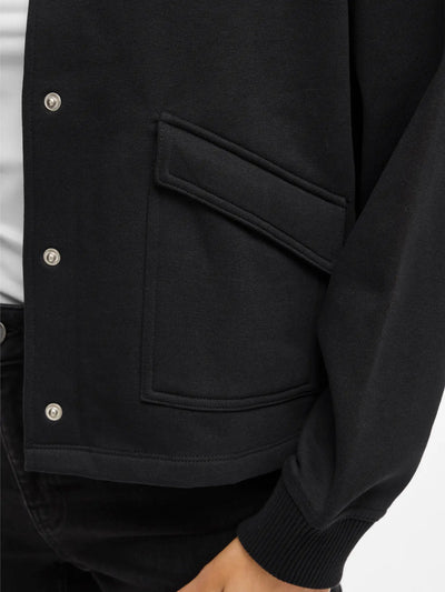 Odessia Jersey Jacket Black