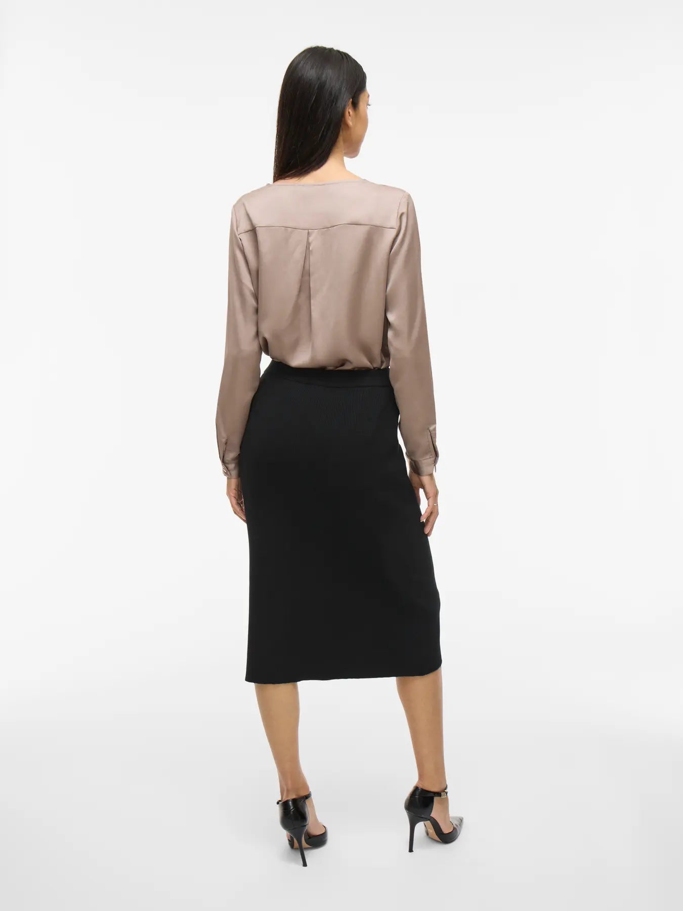 Kate Knitted Skirt Black