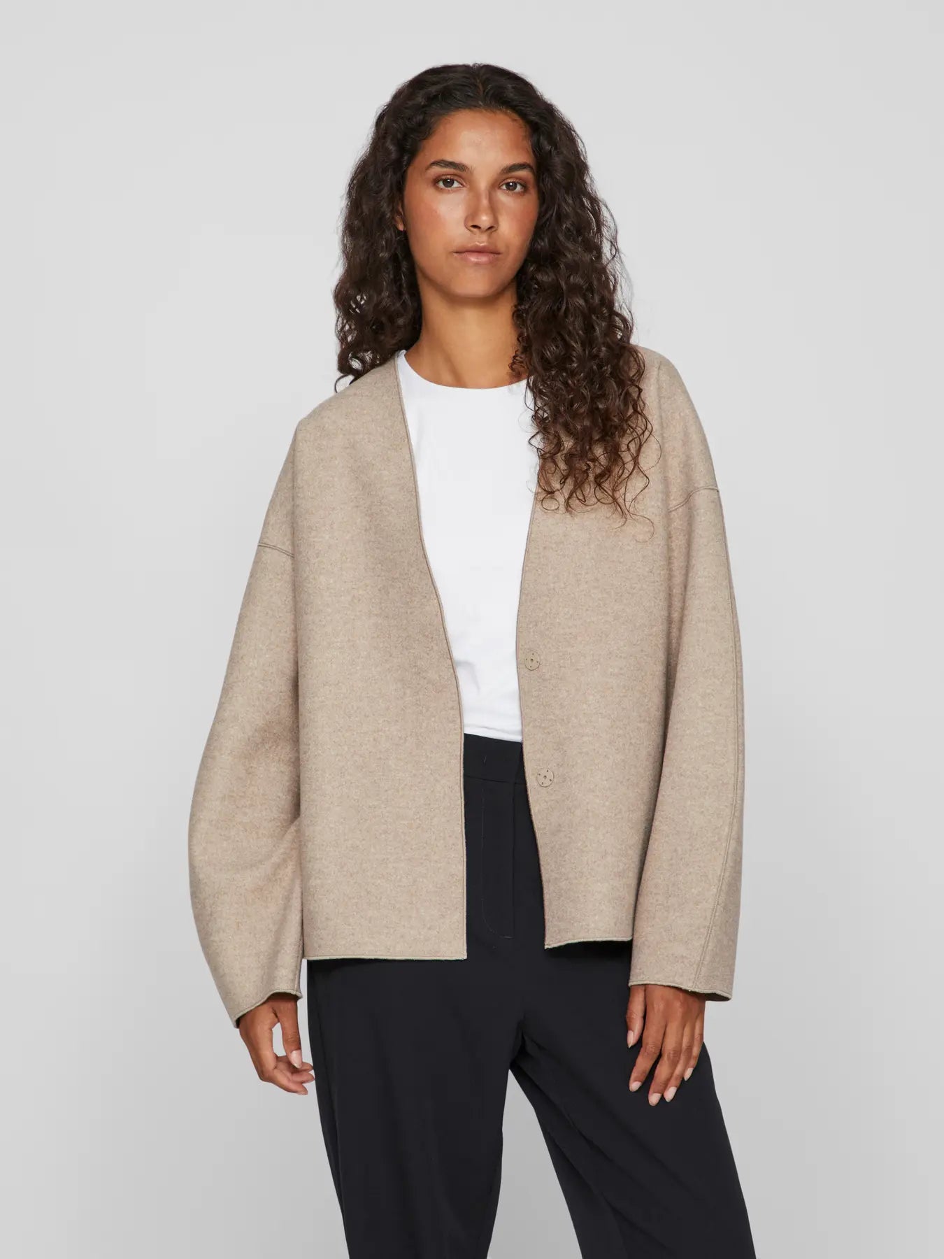 Edge to Edge Jacket Oatmeal