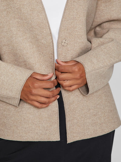Edge to Edge Jacket Oatmeal