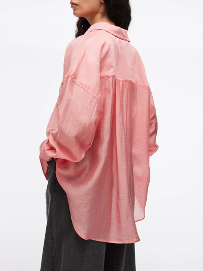Elevated Coral Blouse