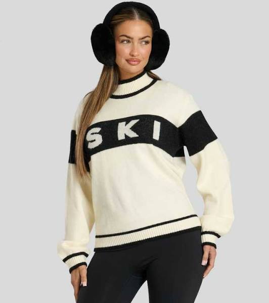 Ski Jumper Black/White