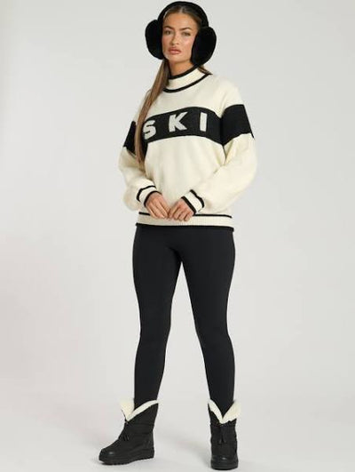 Ski Jumper Black/White