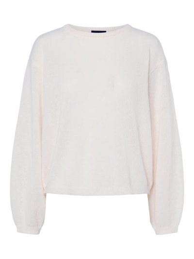 Ida Crew Neck Jumper White