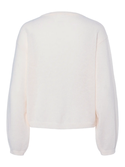 Ida Crew Neck Jumper White