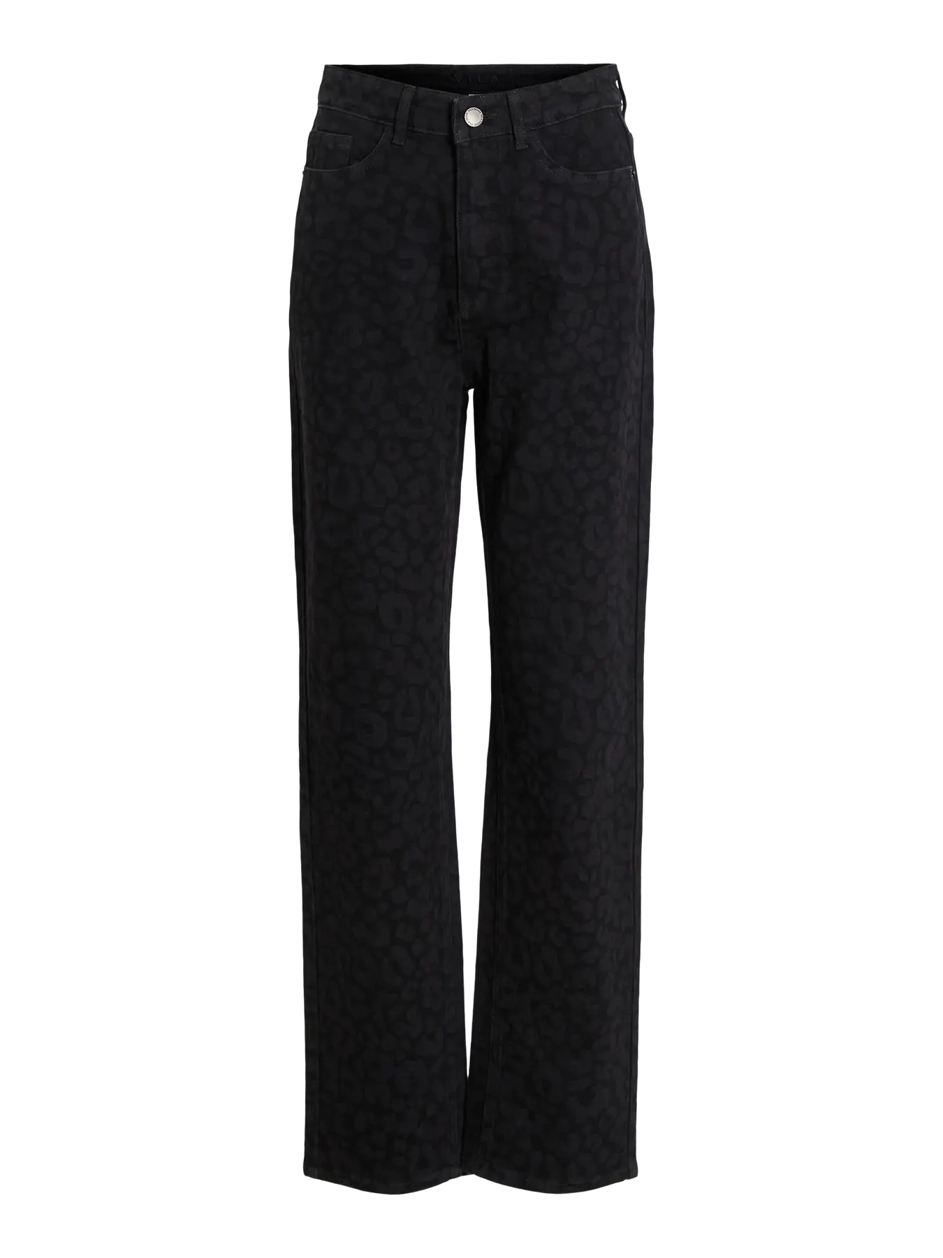Animal Print Jeans Black/Black