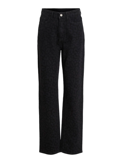 Animal Print Jeans Black/Black