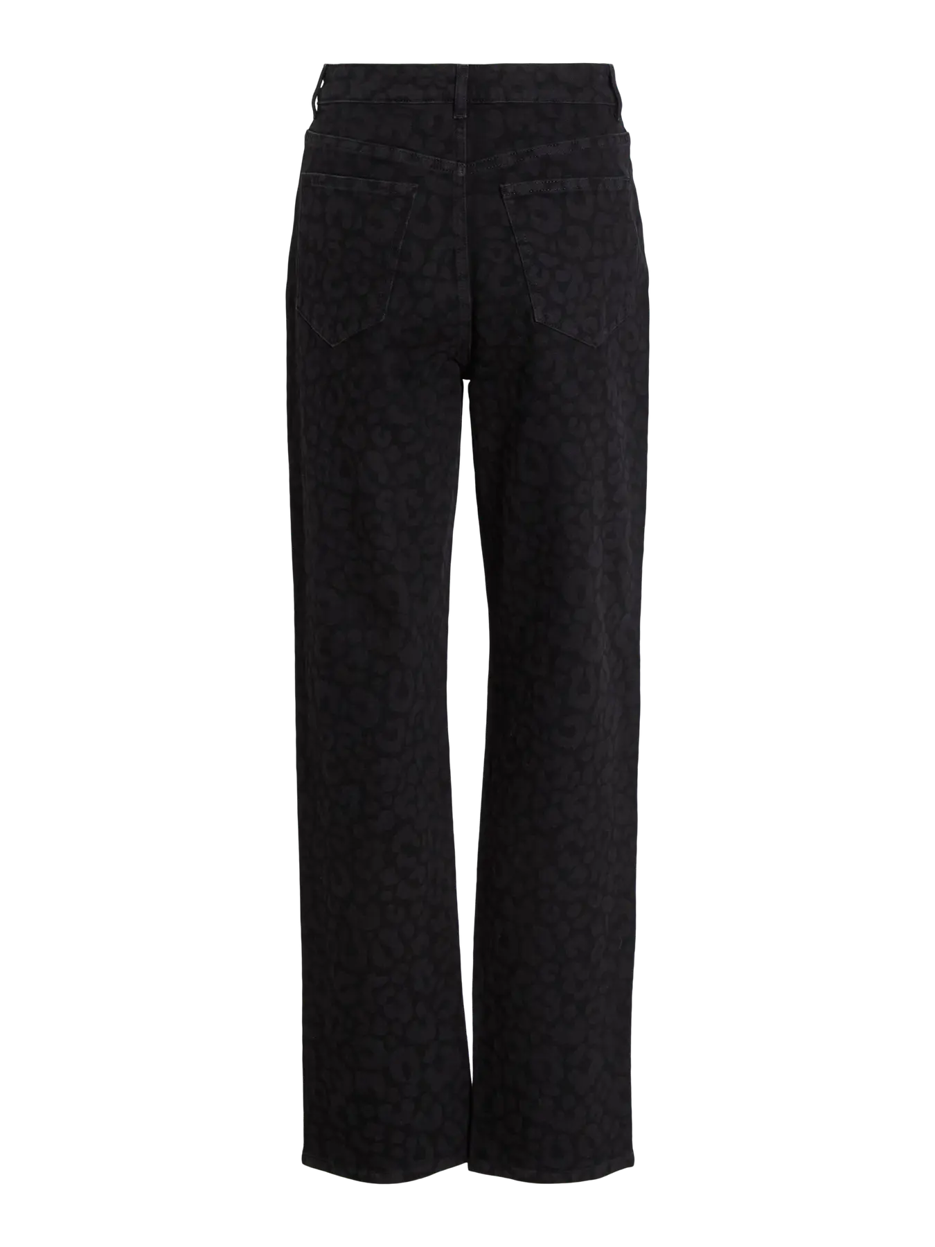 Animal Print Jeans Black/Black