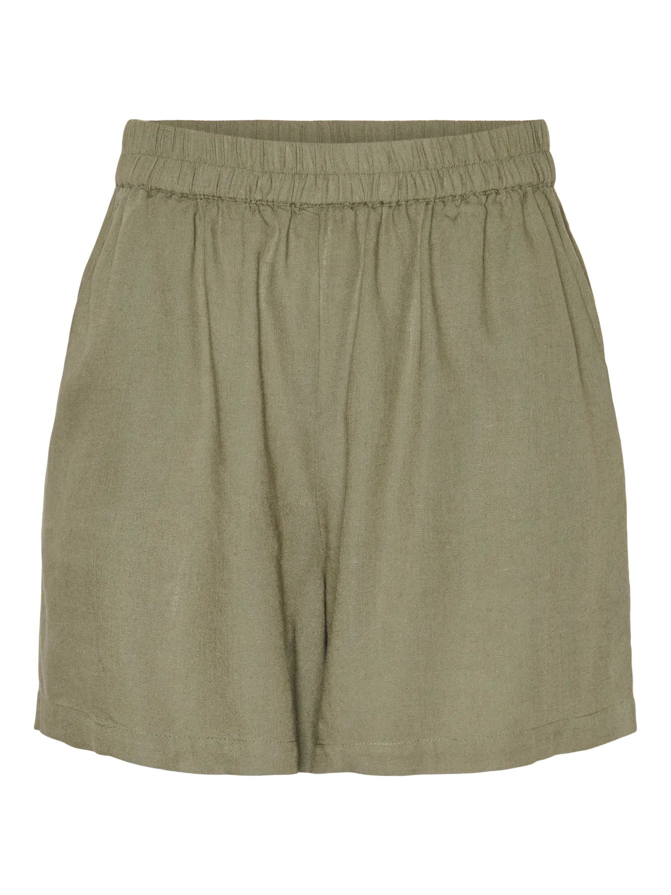 Linen Shorts Khaki