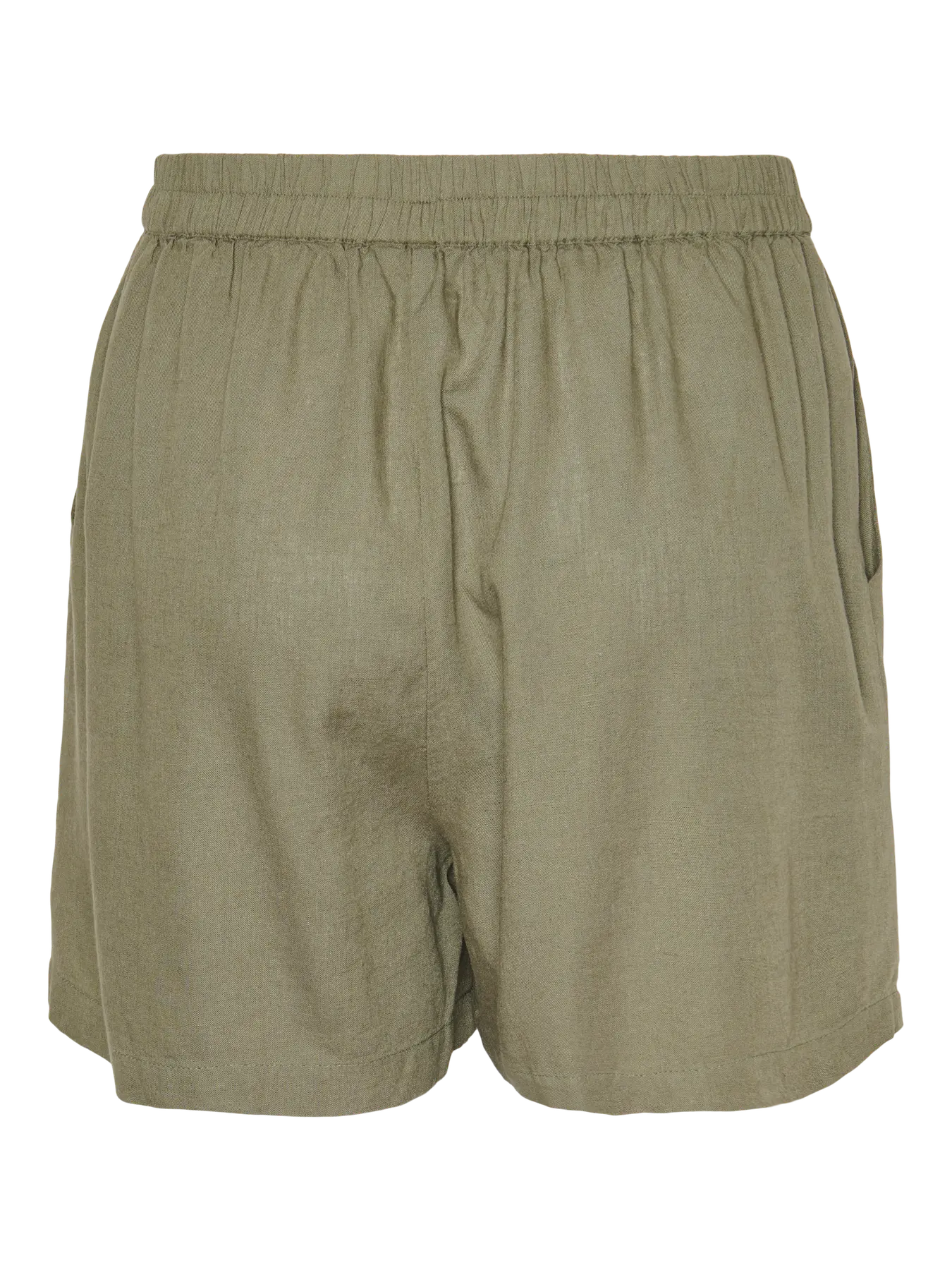 Linen Shorts Khaki
