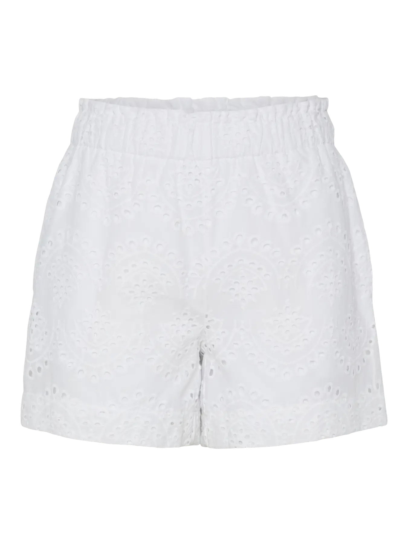 Broiderie Anglaise Shorts White