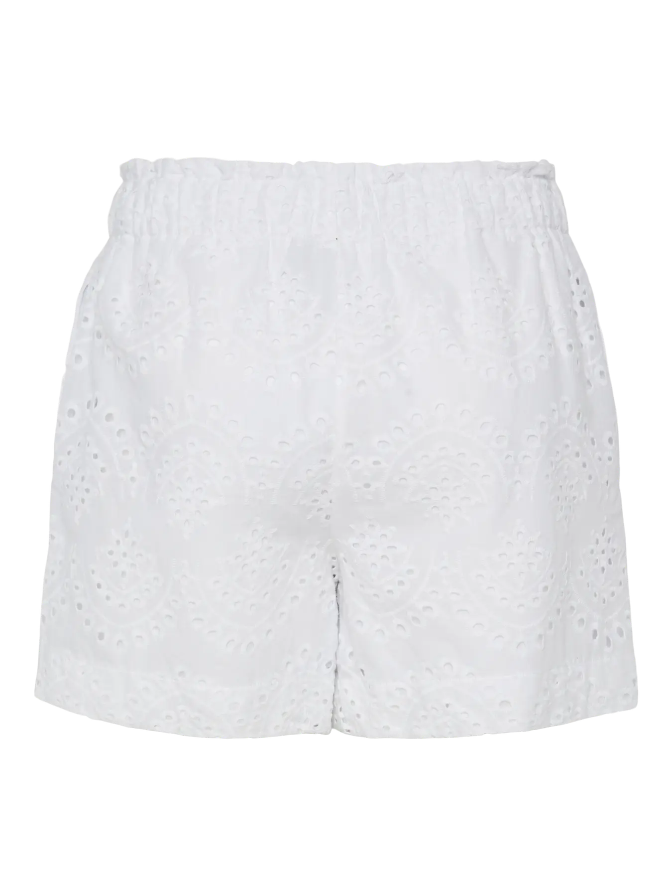 Broiderie Anglaise Shorts White