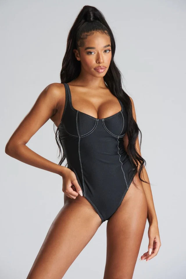 Wired Black Swimsuit