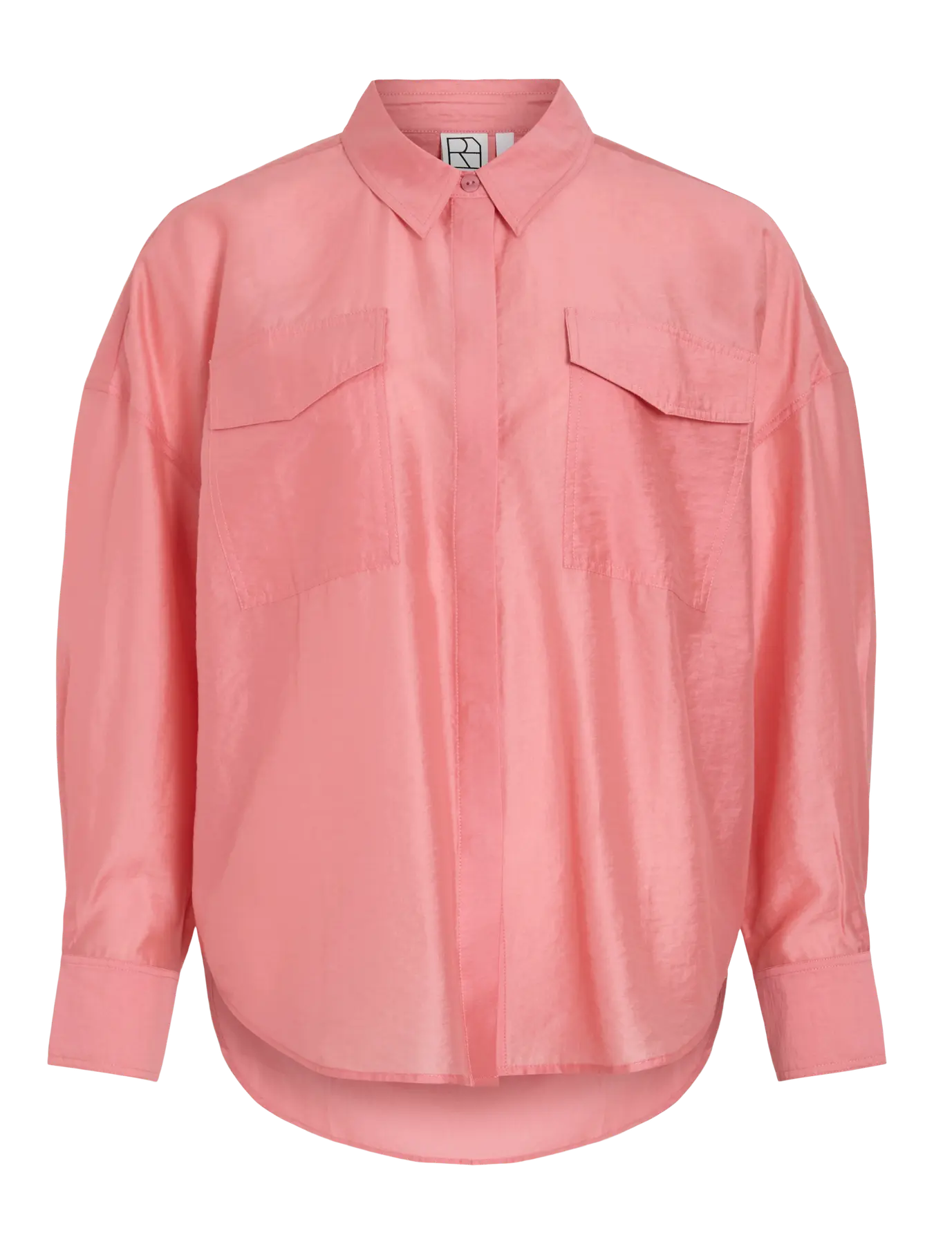 Elevated Coral Blouse