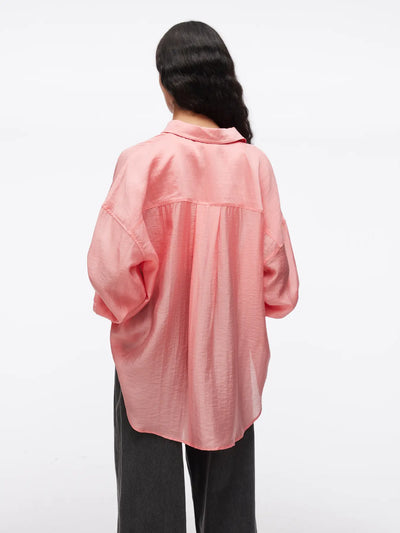 Elevated Coral Blouse