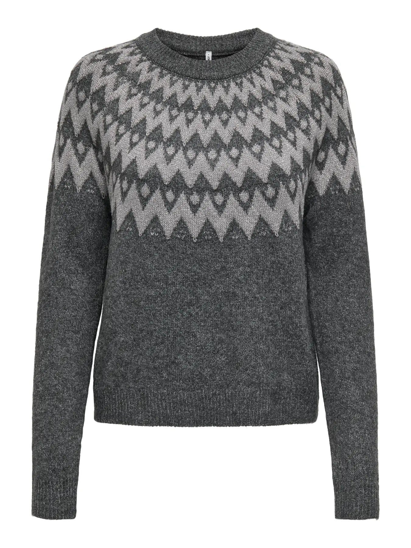 O-Neck Glitter Knit