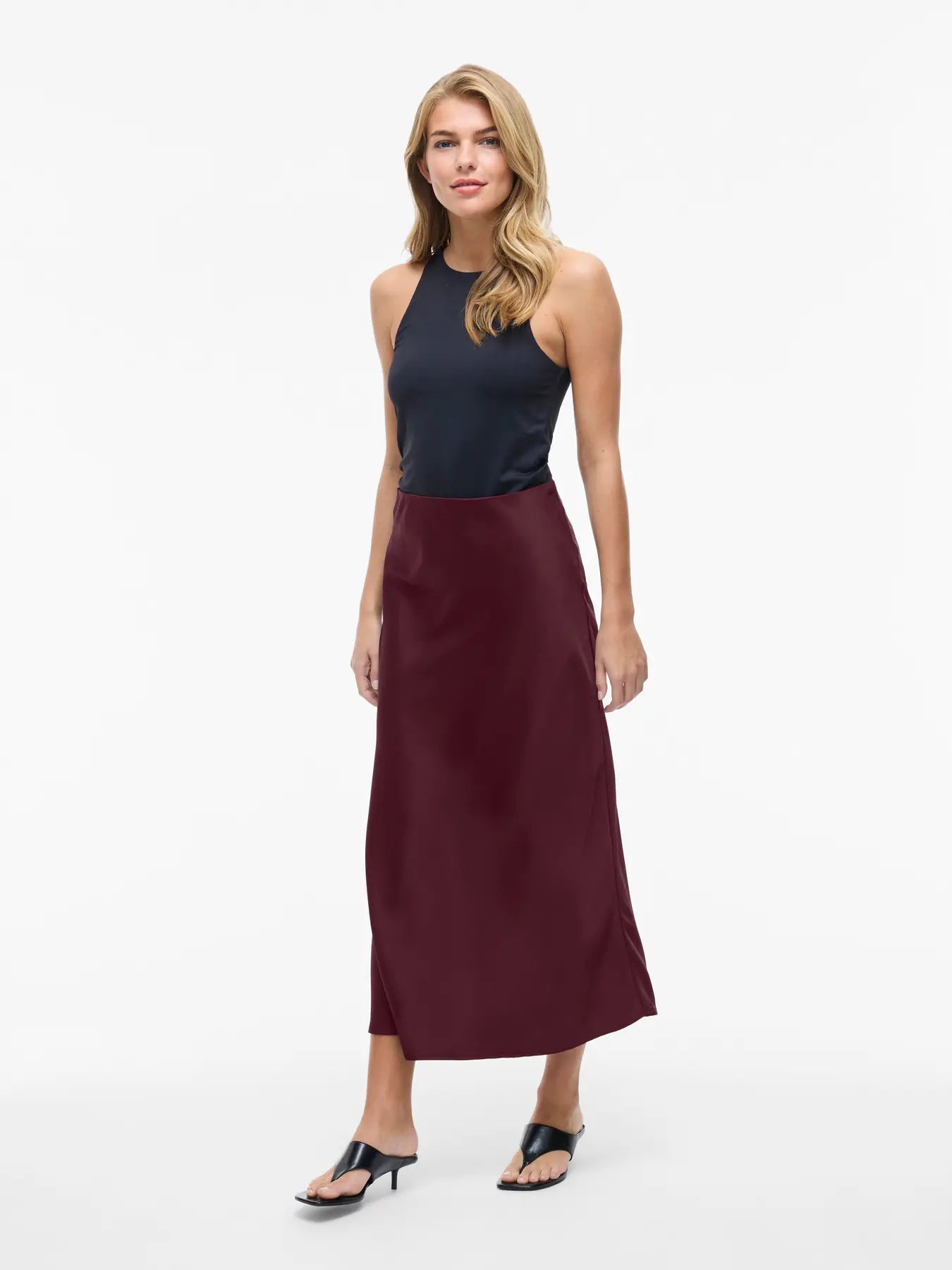 Viellette Maxi Skirt Plum