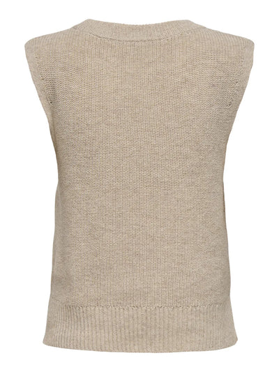 Paris Knit Vest Oat