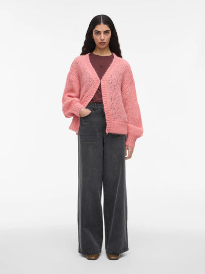 Elevated Coral Cardigan