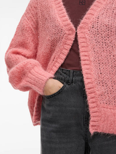 Elevated Coral Cardigan