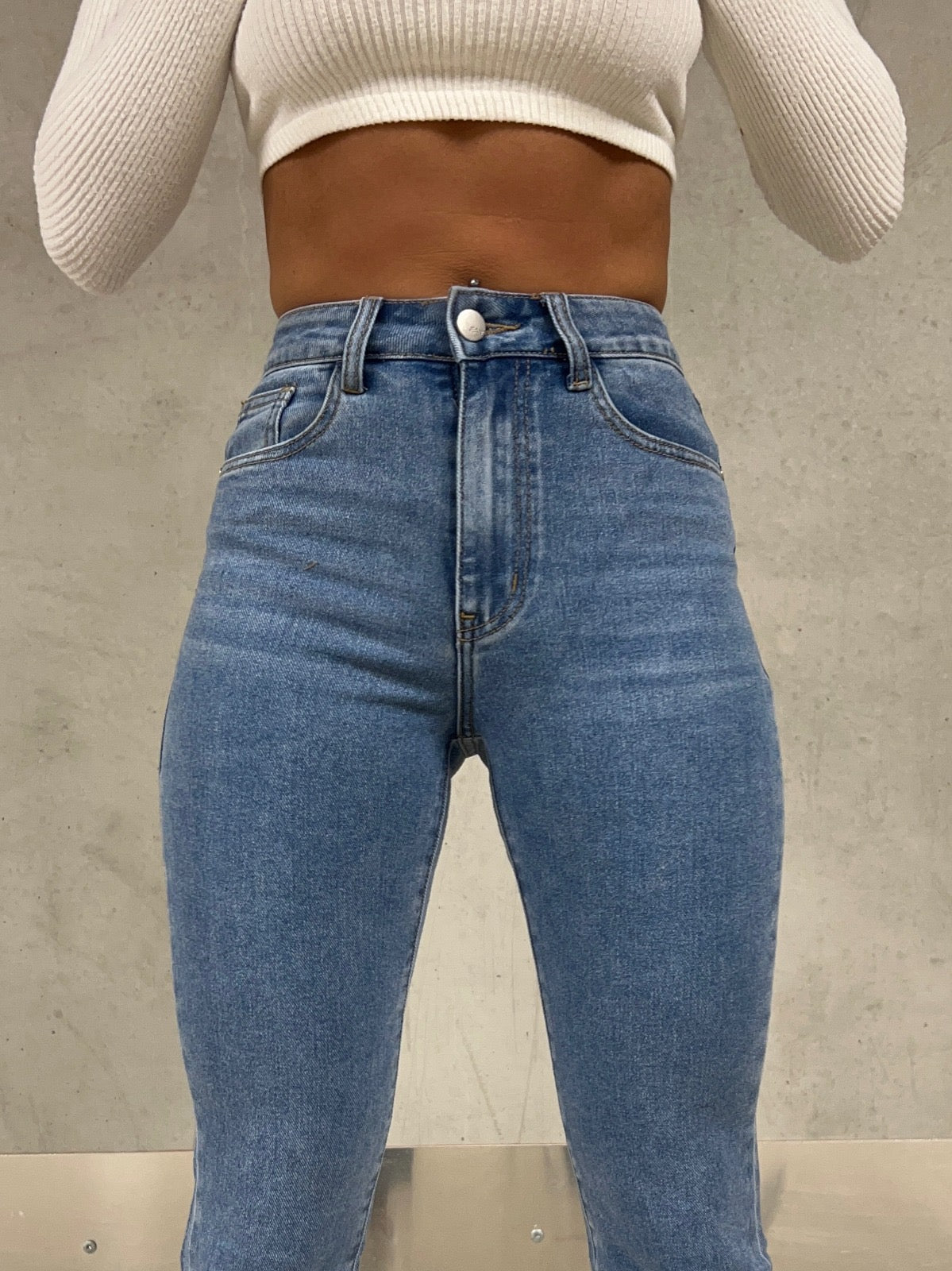 Redial Fray Blue Jean