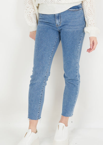 Redial Fray Blue Jean